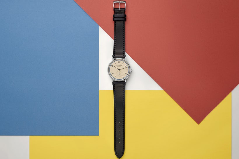 Nomos Glashuette Tangente 100 Years Bauhaus Limited Edition watch